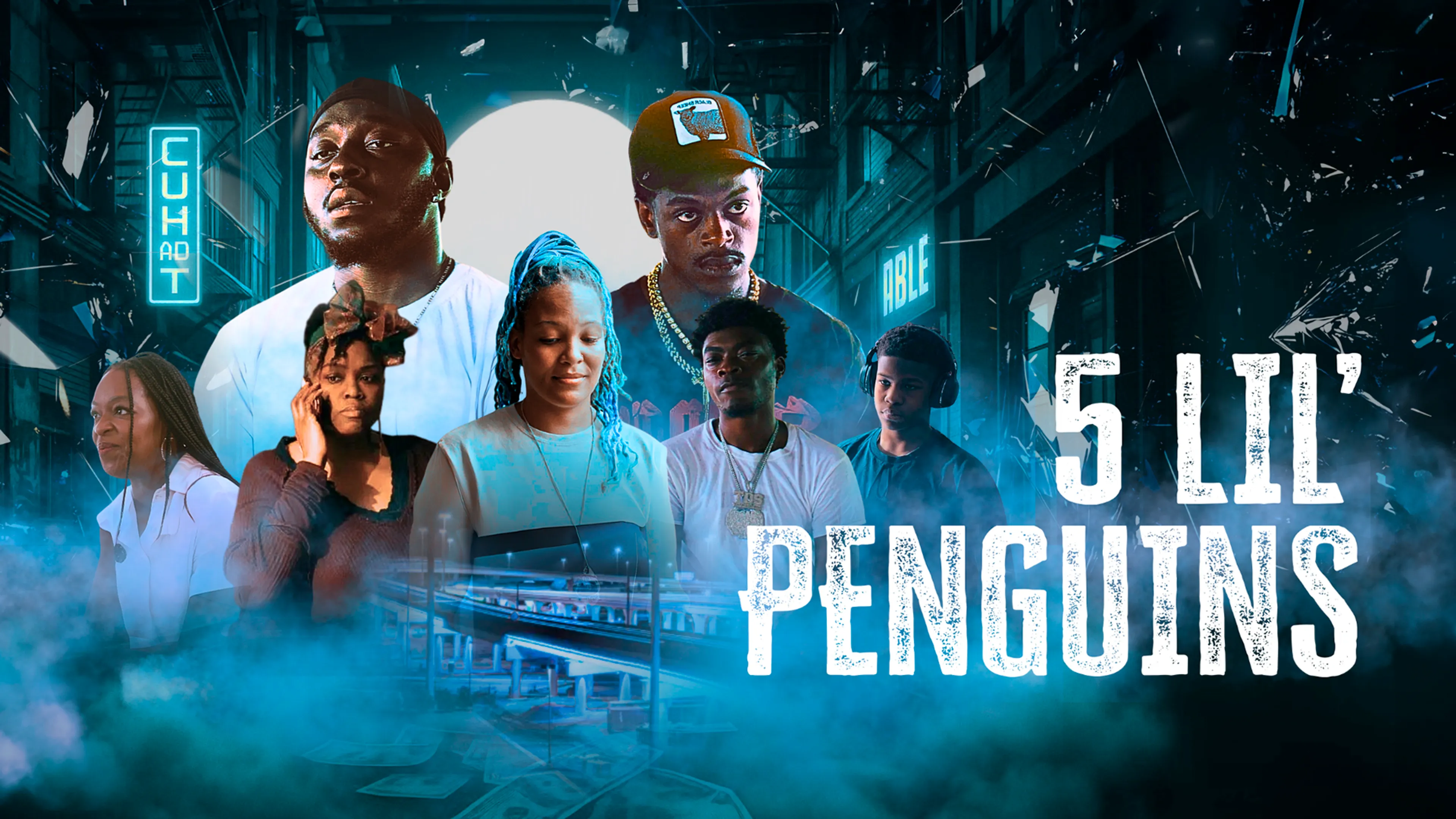 5 Lil' Penguins poster